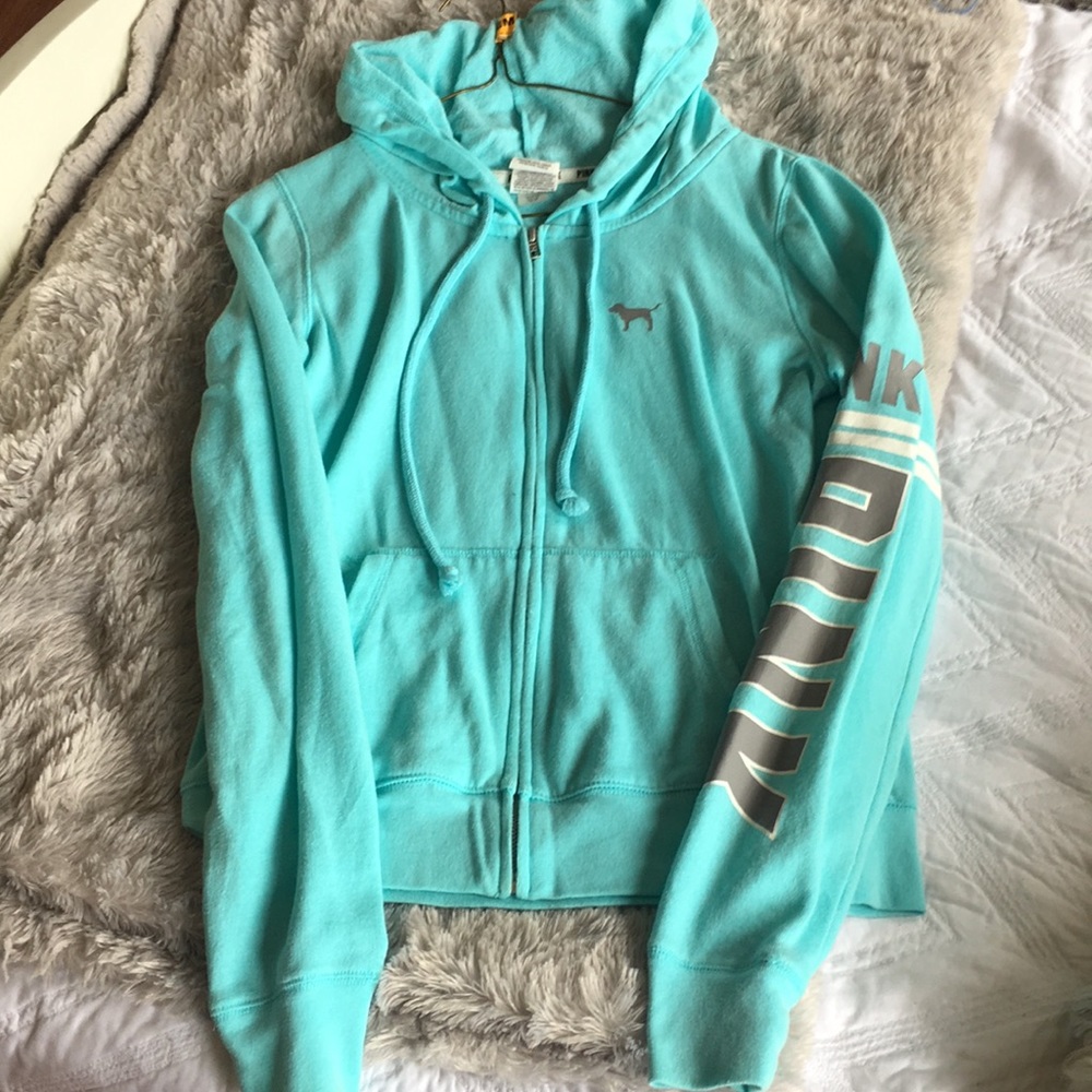 NWOT Victoria’s Secret pink zipper sweatshirt